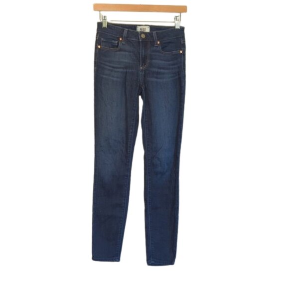 PAIGE Verdugo Ankle Dark Wash Denim Jeans l Size 25 - Picture 1 of 9